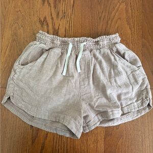 Ocean Drive Tan High Waist Shorts